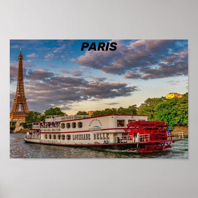 Paris - Frankrike Poster (Framsidan)