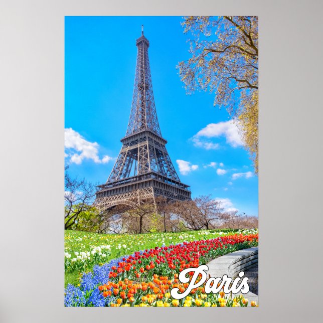 Paris, Frankrike Poster (Framsidan)