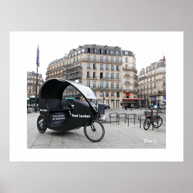 Paris. Frankrike. Poster (Framsidan)