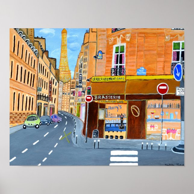 Paris, Frankrike Poster (Framsidan)