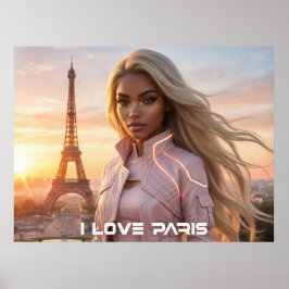PARIS - FRANKRIKE POSTER