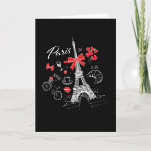 Paris Frankrike Resa Frankrike Eiffeltornet Kort