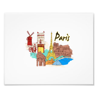 paris frankrike resebild.png fototryck