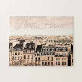 Paris Frankrike RoOfops | Jigszle Puzzle Pussel