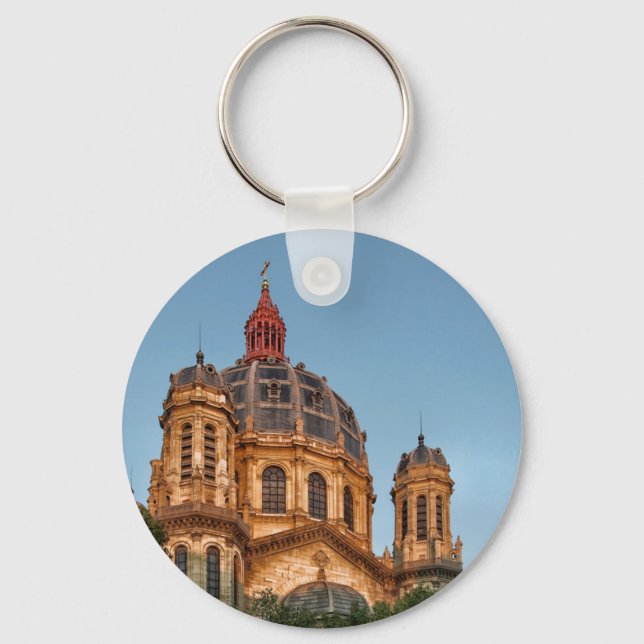 Paris Frankrike Saint Augustin Landmark Historic H Nyckelring (Framsida)