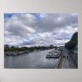 Paris. Frankrike. Seine River Poster