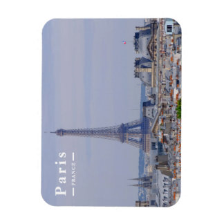 Paris Frankrike Siluett med ikoniska Eiffeltornet Magnet