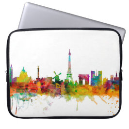 Paris Frankrike Skyline Laptop Sleeve