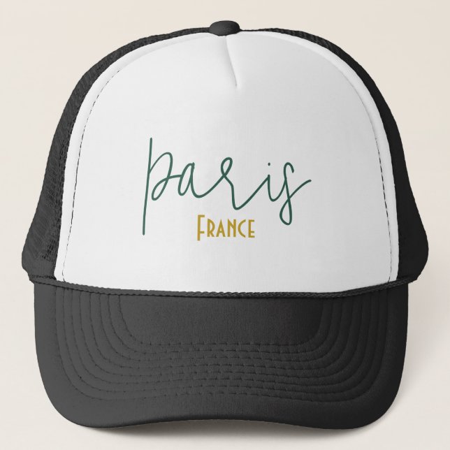 Paris, Frankrike souvenir  Keps (Framsida)