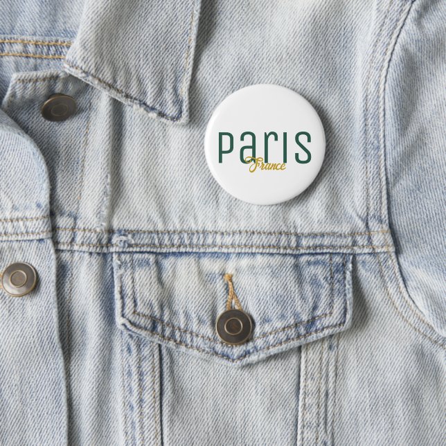 Paris, Frankrike souvenir Knapp (In Situ)