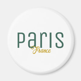 Paris, Frankrike souvenir Magnet