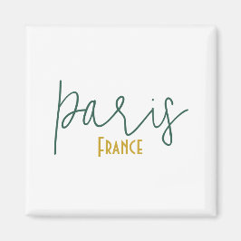 Paris, Frankrike Souvenir Magnet