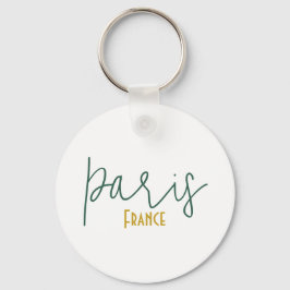 Paris, Frankrike Souvenir Nyckelring