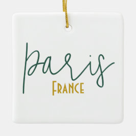 Paris, Frankrike Souvenir Ornament