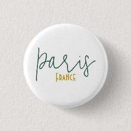 Paris, Frankrike Souvenir Stil Knapp