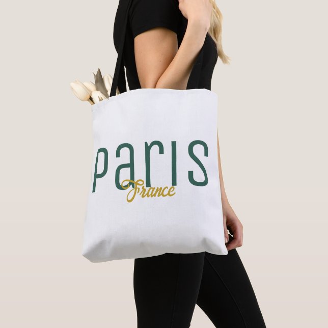 Paris, Frankrike souvenir Tygkasse (Närbild)