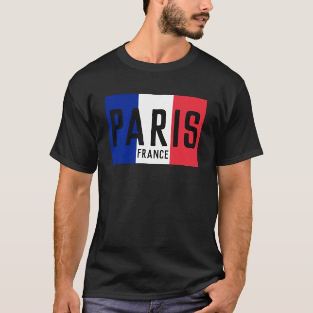 Paris, Frankrike T-Shirt (Framsida)