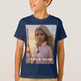 PARIS - FRANKRIKE T SHIRT