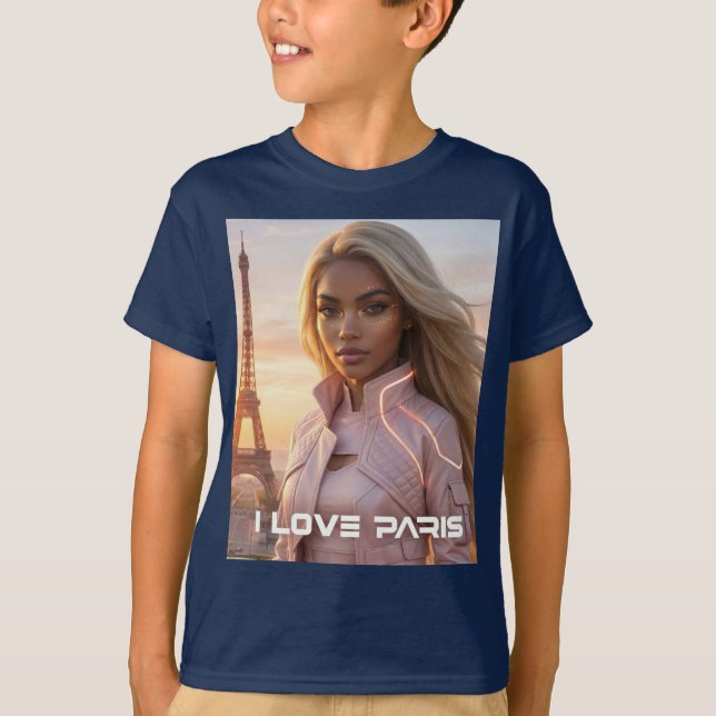 PARIS - FRANKRIKE T SHIRT (Framsida)