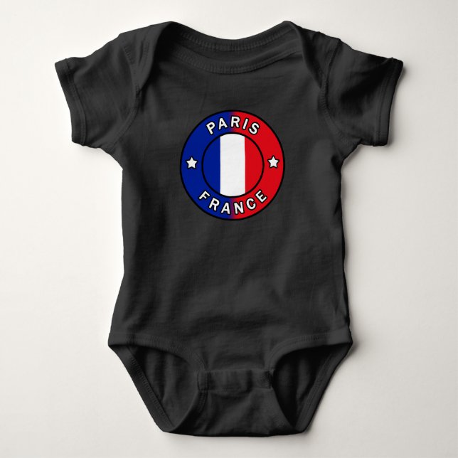 Paris Frankrike T Shirt (Framsida)