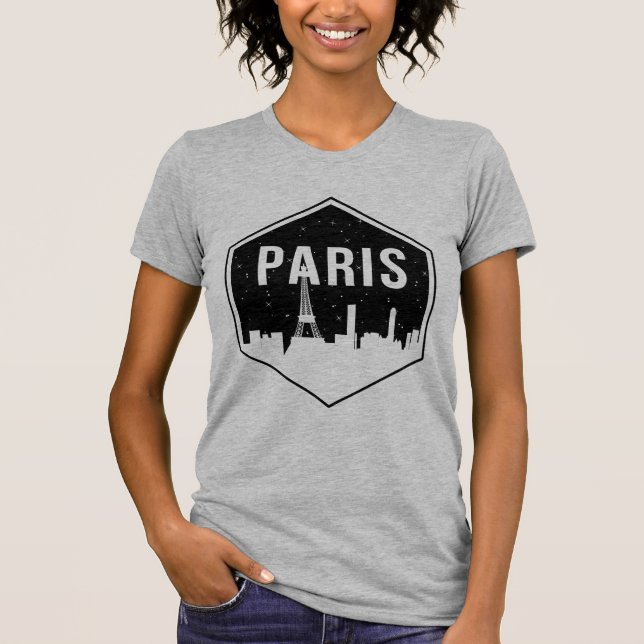 Paris Frankrike T-Shirt (Framsida)