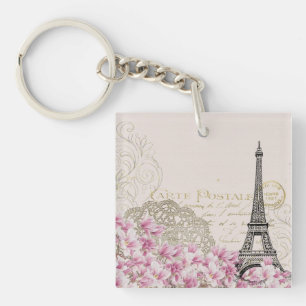 Paris Frankrike Travel Design med Eiffel Rosa ros