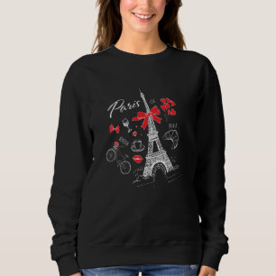 Paris Frankrike Travel Frankrike Eiffel Torn T Shirt