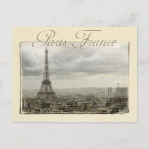 paris frankrike vykort
