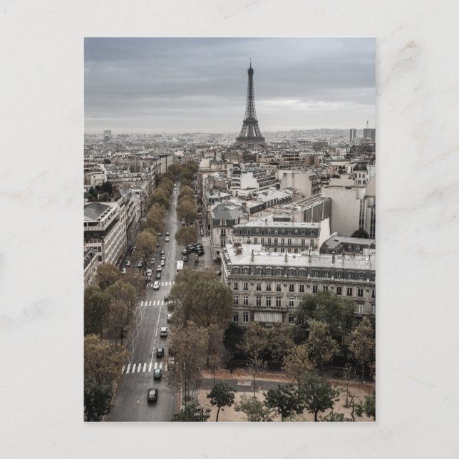 Paris Frankrike Vykort (Framsida)