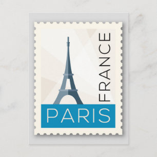 Paris Frankrike Vykort