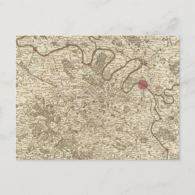 Paris Frankrike Vykort (Framsida)
