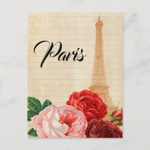 Paris Frankrike Vykort