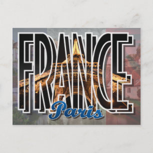 Paris, Frankrike vykort