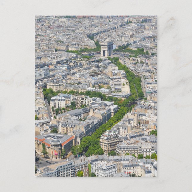 Paris, Frankrike Vykort (Framsida)