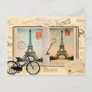 Paris Frankrike Vykort