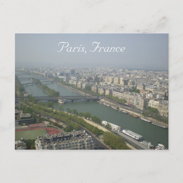 Paris, Frankrike Vykort (Framsida)