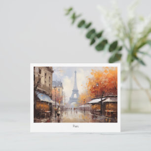 Paris Frankrike Vykort