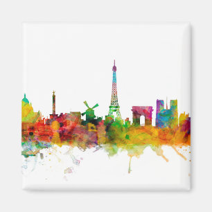 Paris frankrikehorisont magnet