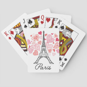 Paris frankrikekärlek kortlek