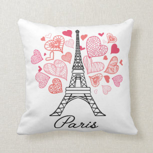 Paris frankrikekärlek kudde