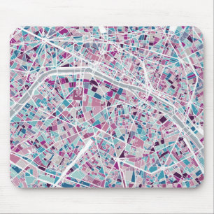 Paris frankrikekarta musmatta