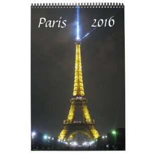 paris frankriken 2016 kalender