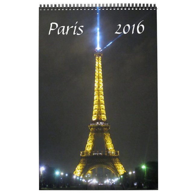 paris frankriken 2016 kalender (Omslag)