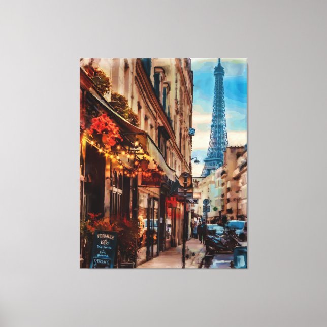 Paris frankriken canvastryck (Framsida)
