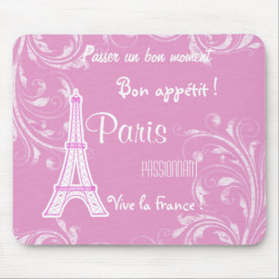 Paris frankriken Mousepads Musmatta