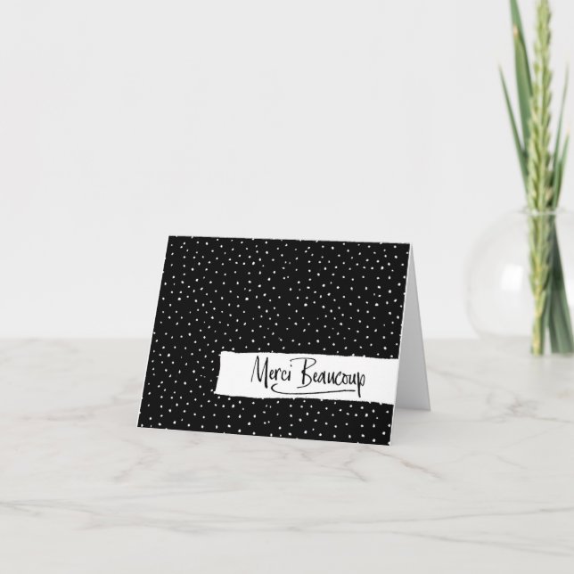 Paris Fransk Baby Shower Tack (Framsida)