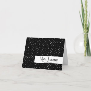 Paris Fransk Baby Shower Tack Kort