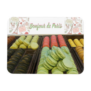 Paris Fransk Macaron Magnet