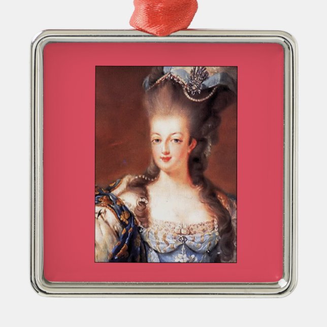 Paris Fransk Marie Antoinette jul Ornament (Framsidan)