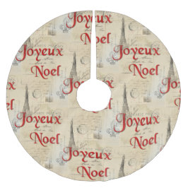 Paris Fransk Postcards Julgran Skirt Julgransmatta Borstad Polyester